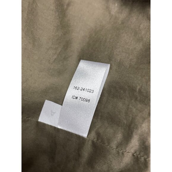 Loft Ann Taylor Olive Drab Green Belted Button Up Blouse Women's Size 00 - Picture 9 of 9